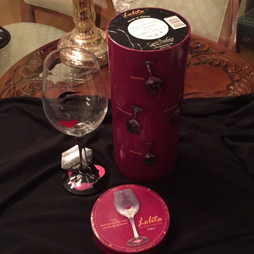LOLITA the wine collection. Collectible wine glass